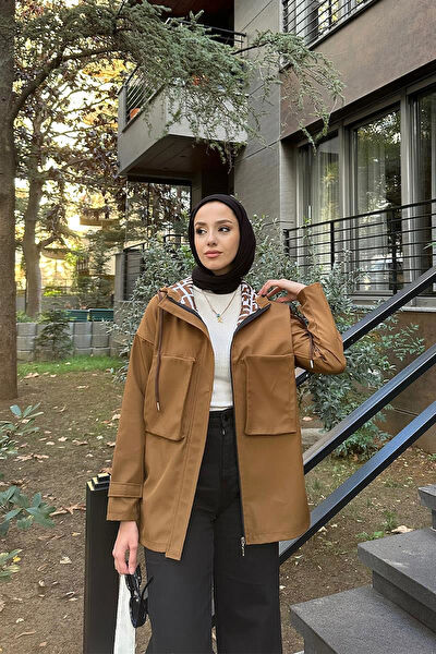 BurcuTesettür Tesettür Trençkot, Yağmurluk