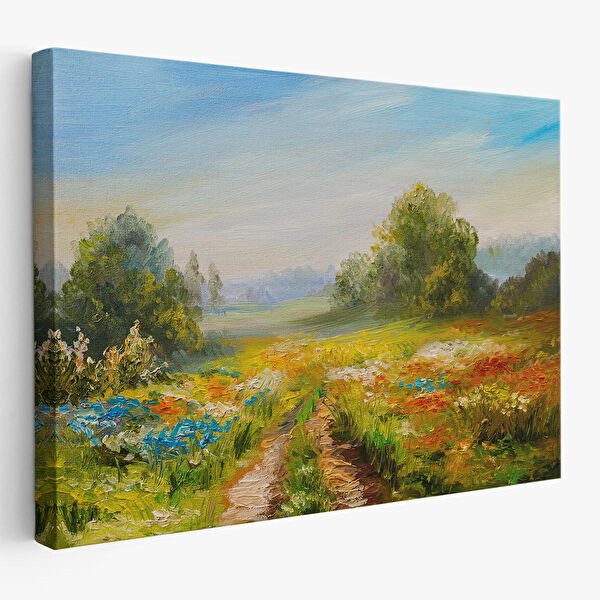 Harita Sepeti Kanvas Tablo