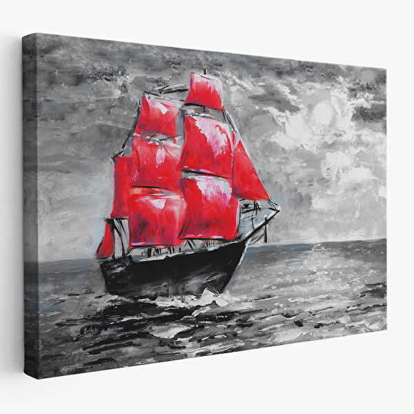 Harita Sepeti Kanvas Tablo