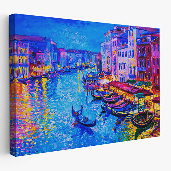 Harita Sepeti Kanvas Tablo