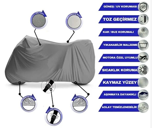 Moto Yc Motosiklet Branda ve Sele Örtüsü