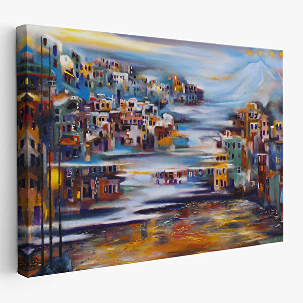 Harita Sepeti Kanvas Tablo