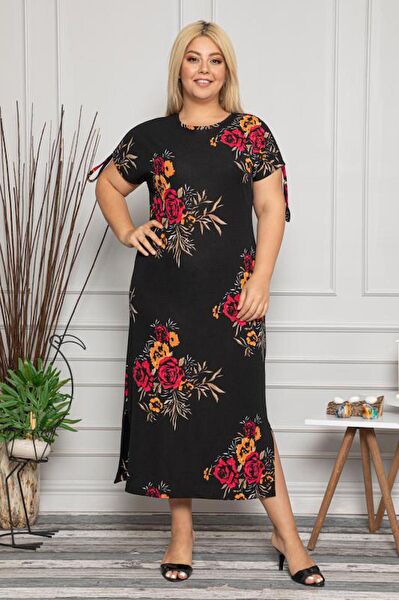 1fazlası Büyük Beden Günlük Elbise