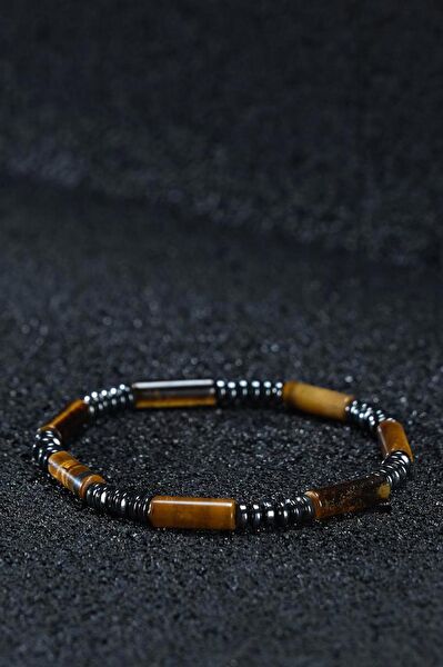 Ssilhoutte Doğaltaş Erkek Bileklik