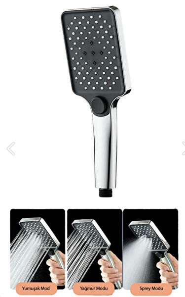 Euromix Duş Başlığı, Spirali, Seti