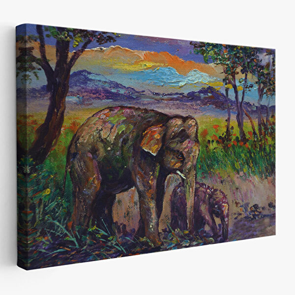 Harita Sepeti Kanvas Tablo