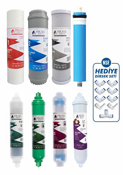 Piksel Aqua Su Arıtma Cihazı Yedek Parça, Aksesuar