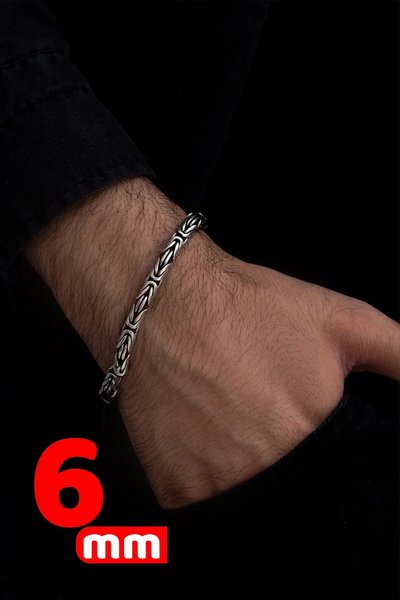 OSMANLI GÜMÜŞ Erkek Bileklik