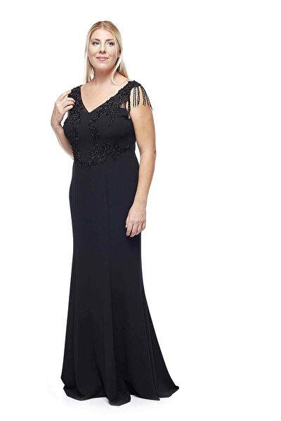 Moda berray Büyük Beden Abiye Elbise