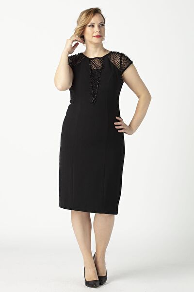 Moda berray Büyük Beden Abiye Elbise