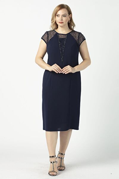Moda berray Büyük Beden Abiye Elbise