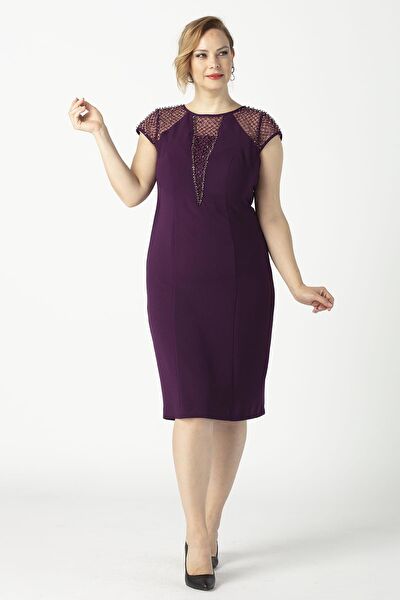 Moda berray Büyük Beden Abiye Elbise