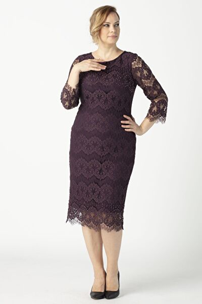 Moda berray Büyük Beden Abiye Elbise