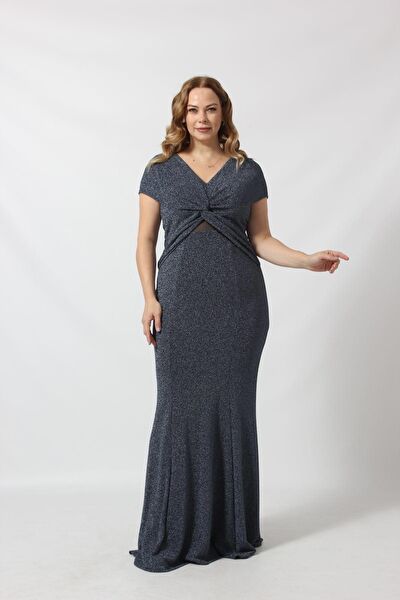 Moda berray Büyük Beden Abiye Elbise