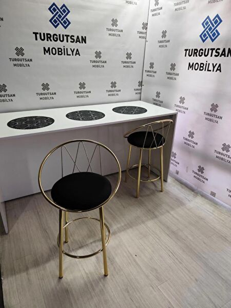TURGUTSAN MOBİLYA Mutfak Sandalyesi, Tabure