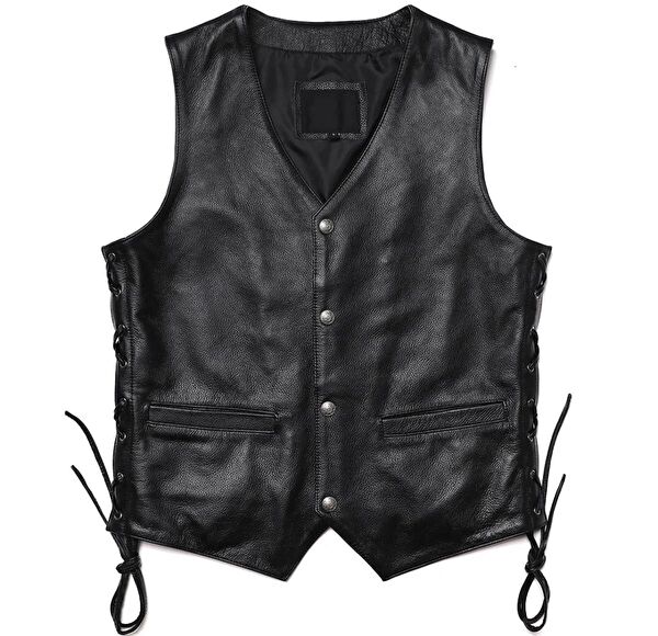 NYC DERİ Erkek Yelek