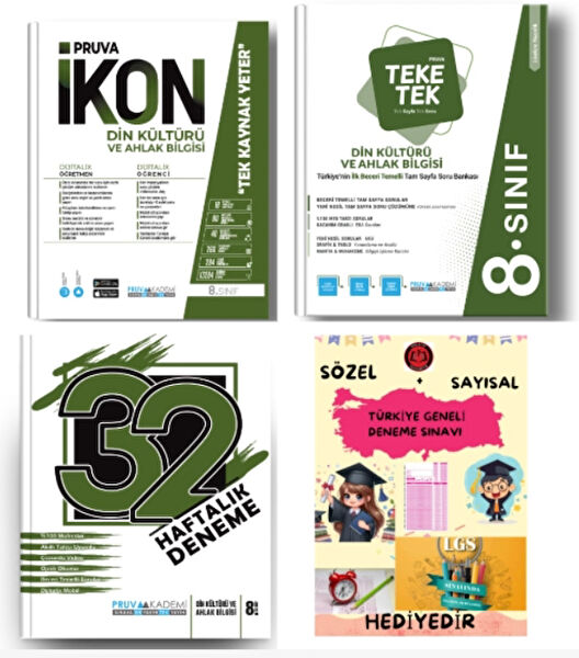 Pruva Akademi Ders ve Yardımcı Kaynak Kitapları