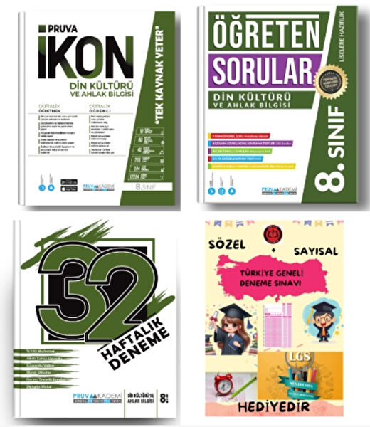 Pruva Akademi Ders ve Yardımcı Kaynak Kitapları