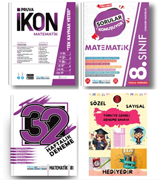 Pruva Akademi Ders ve Yardımcı Kaynak Kitapları