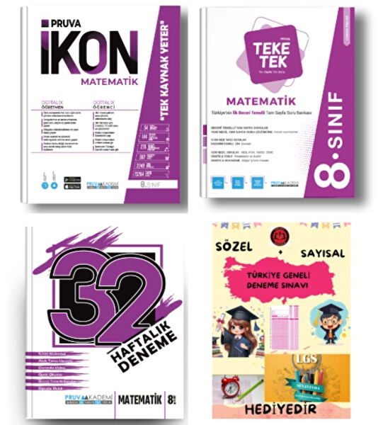 Pruva Akademi Ders ve Yardımcı Kaynak Kitapları