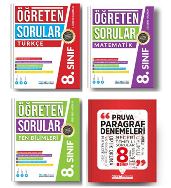 Pruva Akademi Ders ve Yardımcı Kaynak Kitapları