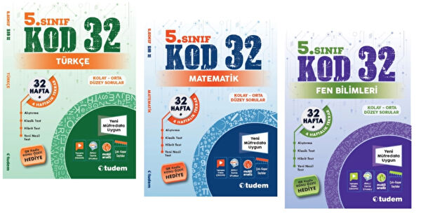 Tudem Yayınları Ders ve Yardımcı Kaynak Kitapları