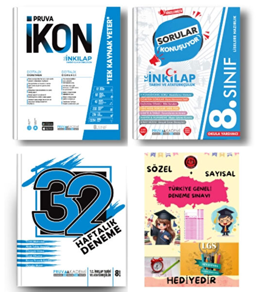 Pruva Akademi Ders ve Yardımcı Kaynak Kitapları