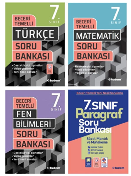 Tudem Yayınları Ders ve Yardımcı Kaynak Kitapları