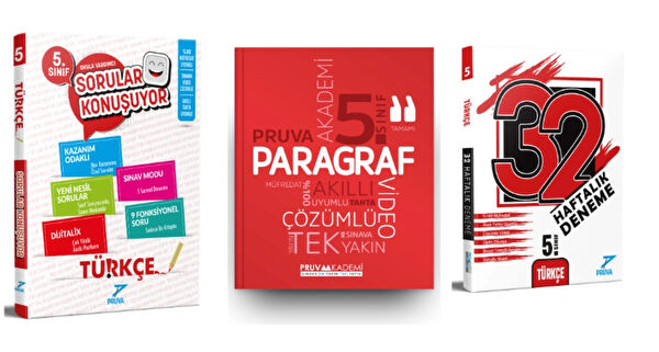 Pruva Akademi Ders ve Yardımcı Kaynak Kitapları