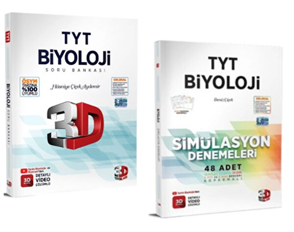 3D Yayınları Ders ve Yardımcı Kaynak Kitapları