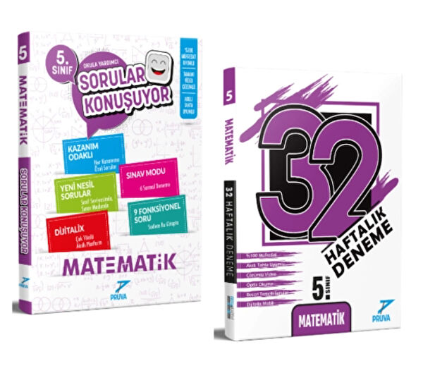 Pruva Akademi Ders ve Yardımcı Kaynak Kitapları