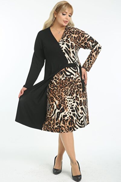 1fazlası Büyük Beden Günlük Elbise