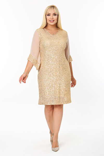 1fazlası Büyük Beden Abiye Elbise