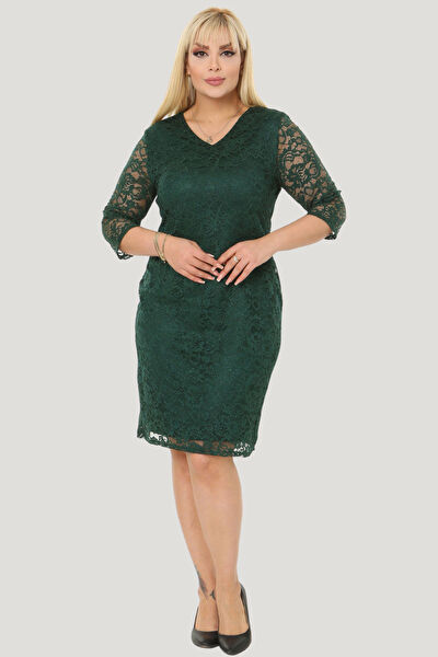 1fazlası Büyük Beden Günlük Elbise