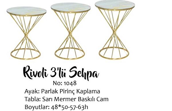 Bengi Ticaret Zigon Sehpa