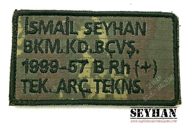 Seyhan Askeri Malzeme Rozet