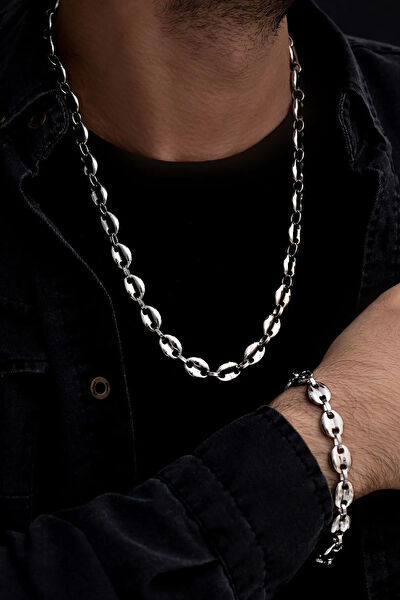 OSMANLI GÜMÜŞ Kolye, Zincir, Künye