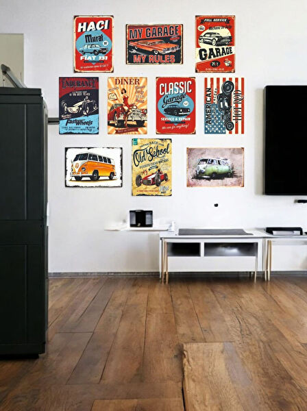 Nostaljik Lezzetler MDF Tablo