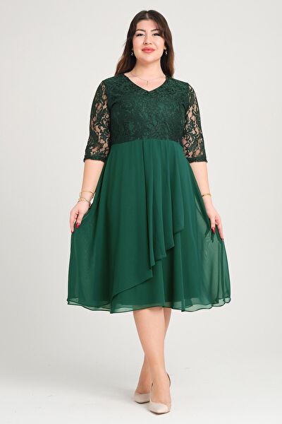 1fazlası Büyük Beden Abiye Elbise