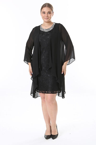 1fazlası Büyük Beden Abiye Elbise