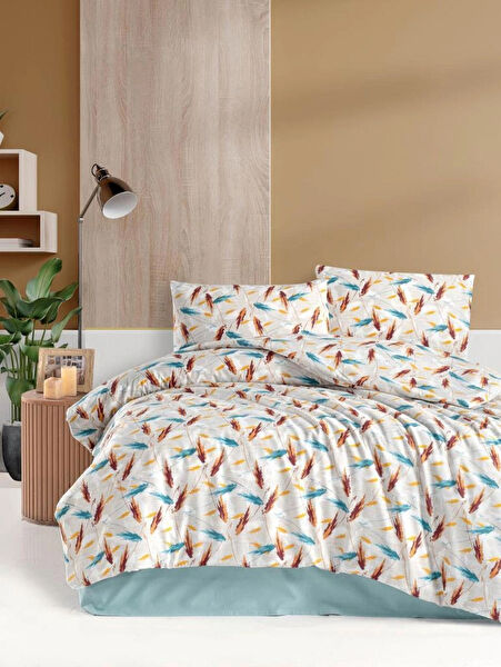 Pamukkale Cotton Flowers Nevresim Takımı