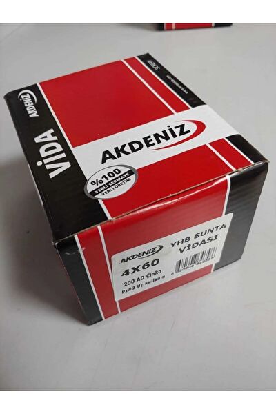 Akdeniz Vida, Çivi, Somun, Dübel