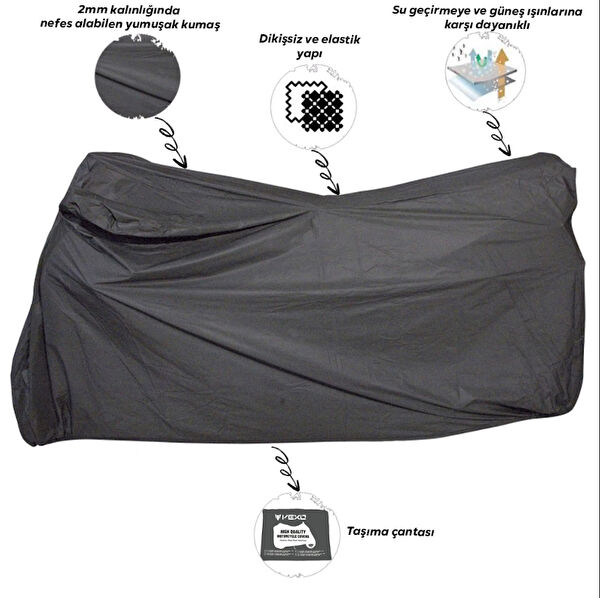 Vexo Motosiklet Branda ve Sele Örtüsü