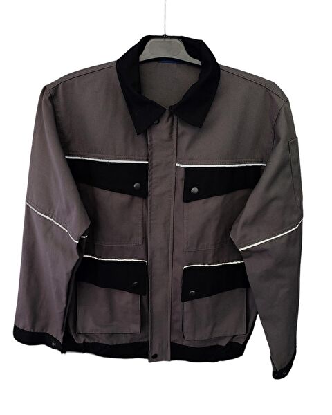 Lacivert İş Elbiseleri Koruyucu İş Yağmurluğu, Yeleği