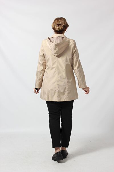 Moda berray Büyük Beden Trençkot