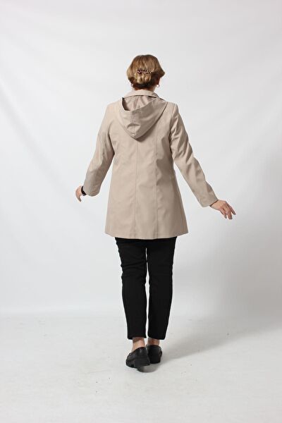 Moda berray Büyük Beden Trençkot