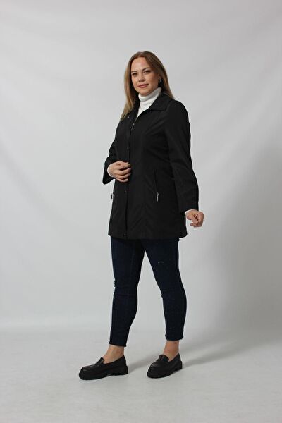 Moda berray Büyük Beden Trençkot
