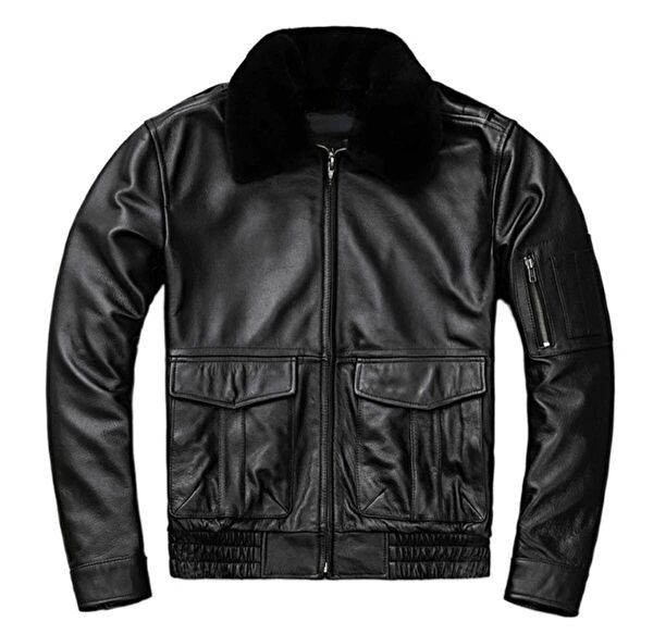 NYC DERİ Erkek Mont, Kaban