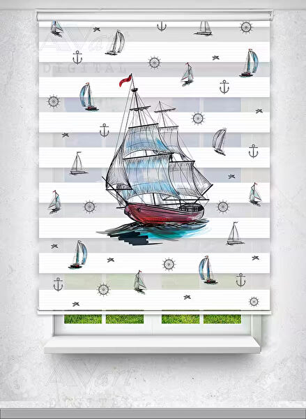 Avart Digital Zebra Perde