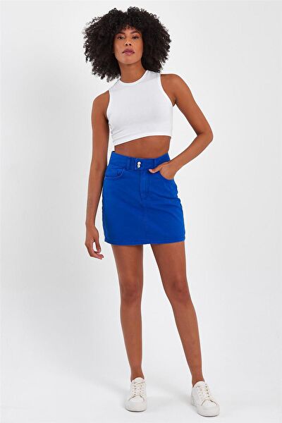 EXPLODE Kadın Kot Etek